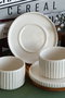 Hermia Satürn 4 Juego de tazas de té de porcelana (4 piezas)